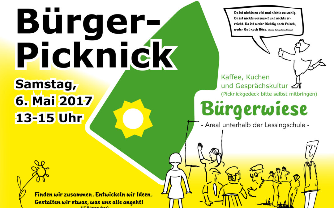 1. Bürger-Picknick Bürgerwiese Kamenz -Areal unterhalb der Lessingschule