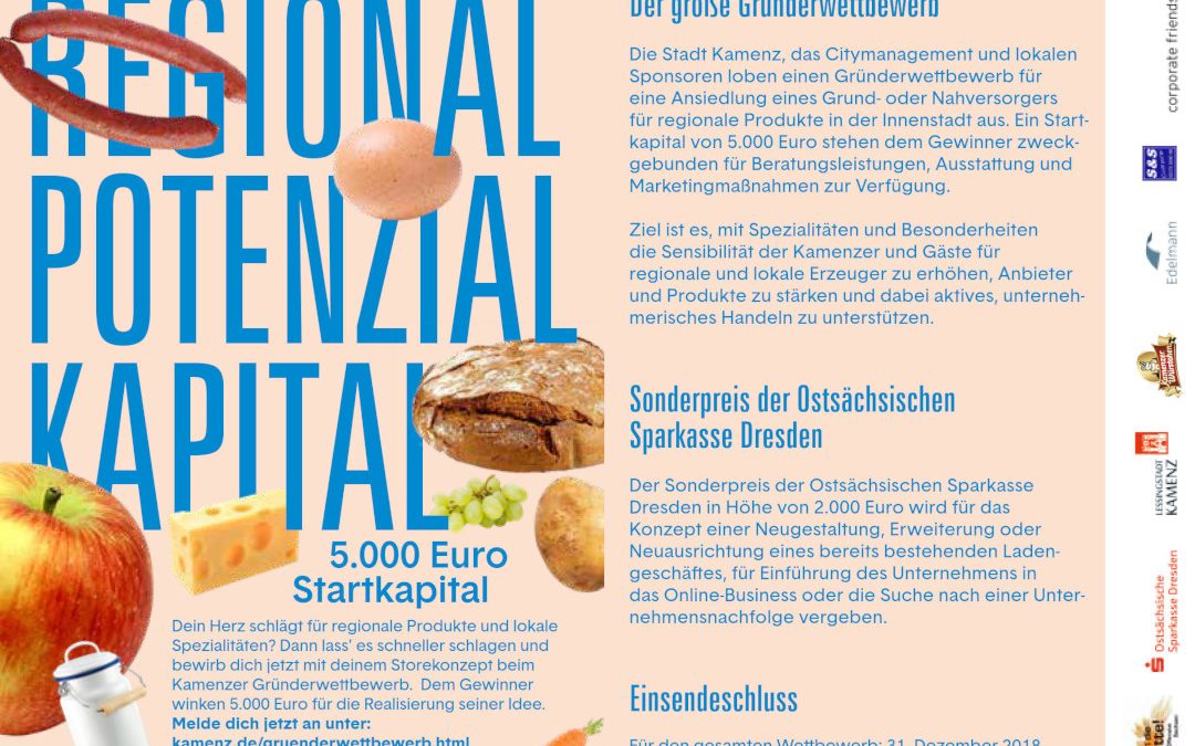 Gründerwettberwerb in Kamenz! 5000 Euro Startkapital für die beste Idee!